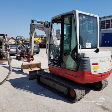 PRENAJMEM POUZITY PASOVY MINIBAGER TAKEUCHI TB235 - 3.6t.