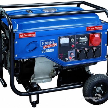PRENAJMEME - Elektrocentrálu – Scheppach sg 6500 – 3,5 kW