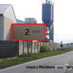 Prenajmeme Billboard Matúškovo - GA