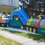 NA PRENÁJOM -  Tunel prekážková dráha Vláčik