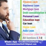 urgent loan offer Contact Us +918929509036