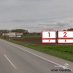 Prenajmeme billboard pri Galante smer obec Nebojsa