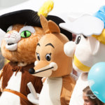 Rozprávkový maskot Kocúr v čižmách na prenájom