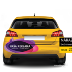 Prenájom reklamnej plochy na Taxi v B. Bystrici 