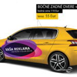 Prenájom reklamnej plochy na Taxi v B. Bystrici
