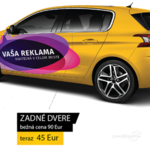 Prenájom reklamnej plochy na Taxi v B. Bystrici