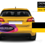 Prenájom reklamnej plochy na Taxi v B. Bystrici