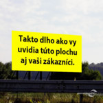 Reklamný Megaboard pri D2 smer Malacky/Bratislava