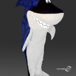 Rozprávkový maskot Žralok na prenájom