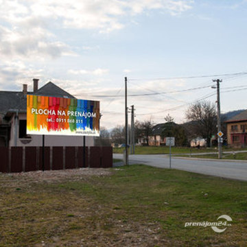 Billboard na prenájom v obci Mokrá Lúka