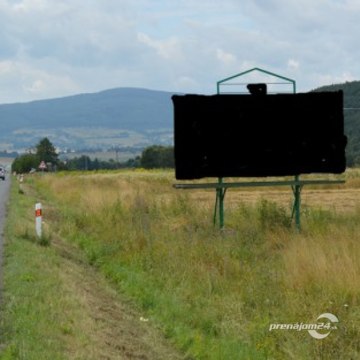 Billboard na prenájom pri obci Korytárky