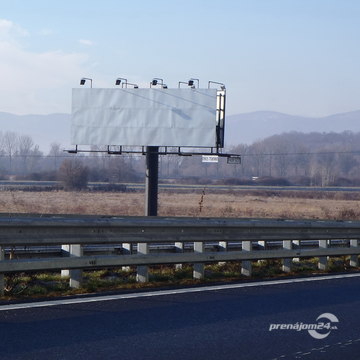 Bigboardová plocha na prenajóm v intraviláne mesta Žiar nad Hronom