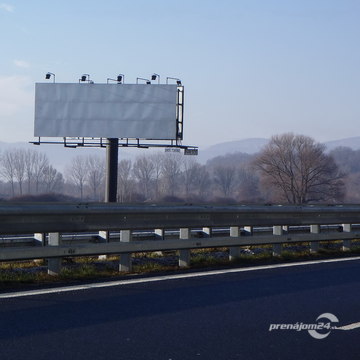 Bigboardová plocha na prenajóm v intraviláne mesta Žiar nad Hronom