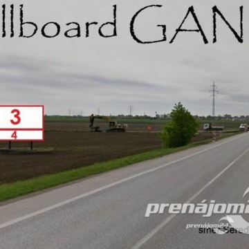 Prenajmeme billboard smer Sereď - GA