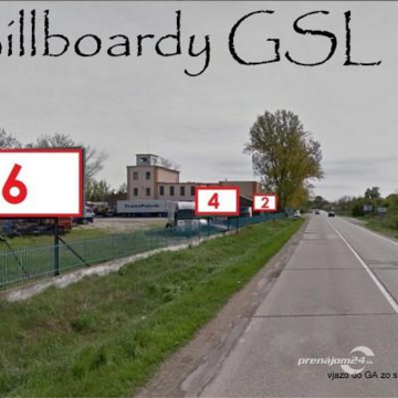 Prenajmeme billboard vjazd do GA z Sládkovičova