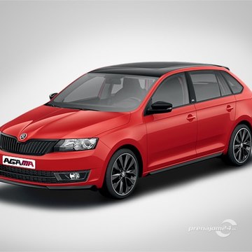 Na prenájom - ŠKODA RAPID SPACEBACK 1.2 TSI MONTE CARLO