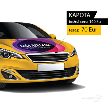 Prenájom reklamnej plochy na Taxi v B. Bystrici