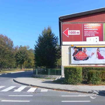 Billboard na prenájom - Považská Bystrica